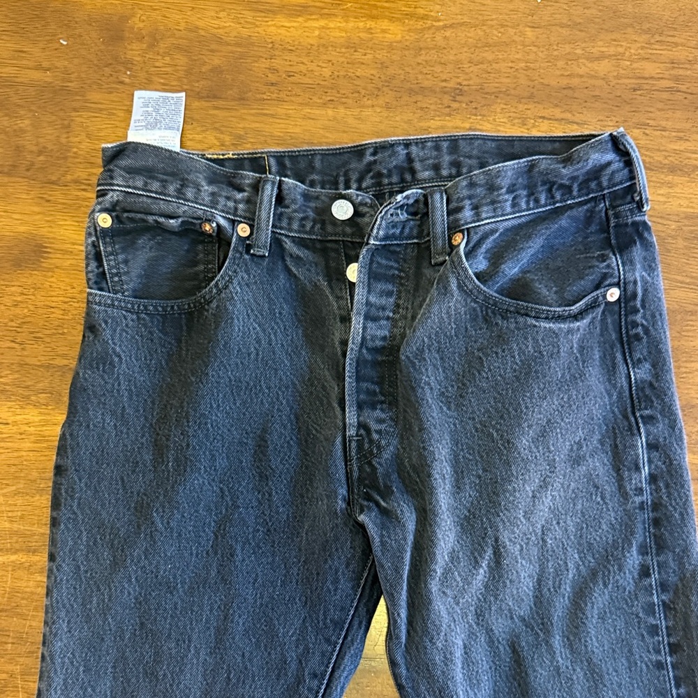 Levi's 501 Black Jeans W32 L34